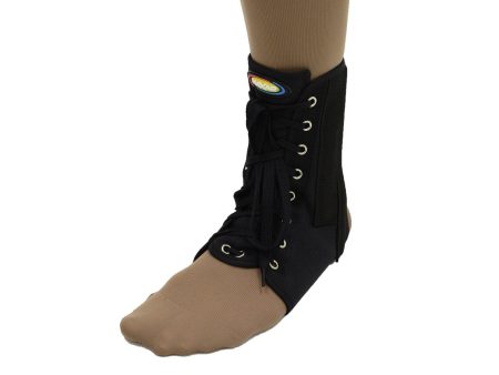 MAXAR Canvas Ankle Brace (with laces) - Black Sale