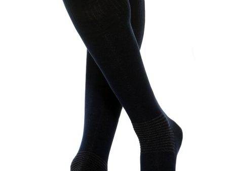 MAXAR Comfort Diabetic (Unisex) Cotton Silver Socks - Black For Sale