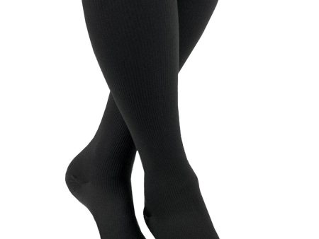 MAXAR Mens Trouser Support Socks (23-30 mmHg) - Black on Sale