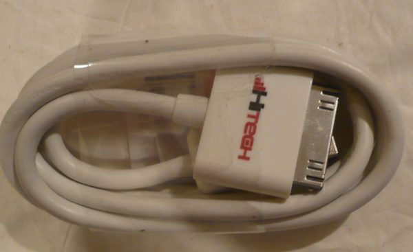 HITECH  3FT 30 pin to USB Sync and charge cable (White) for Ipod, Iphone, Ipad For Discount