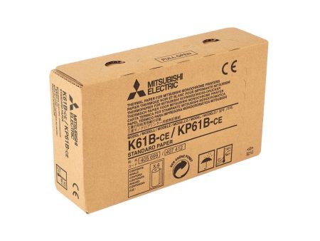 Mitsubishi K61B-CE   KP61B-CE Standard Printing Paper (Box of 4 rolls) Hot on Sale