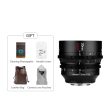 35mm T1.05 APS-C MF Cine Lens for E FX M43 EOS-R L on Sale