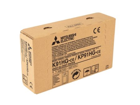 Mitsubishi K91HG-CE   KP91HG-CE High Glossy Printing Paper (Box of 4 rolls) Cheap