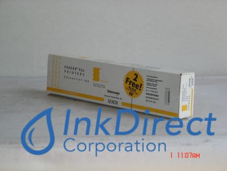 Genuine Xerox 016-1827-00 016182700  Phaser 850 ( 5 Yellow + 2 Black ) Ink Stick Yellow Online Sale