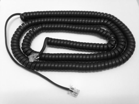 25 Foot Long Black Handset Cord for Nortel Norstar Meridian Business Phone Supply