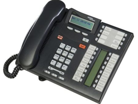 Refurbished Nortel Norstar T7316E Business Phone (Black   Charcoal) For Sale