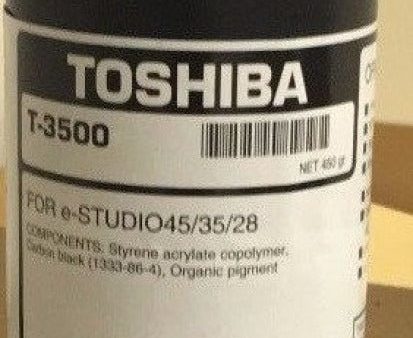 1 Bottle - Genuine Toshiba T3500 T-3500 Toner Cartridge Black  e-Studio 28 35 45 on Sale