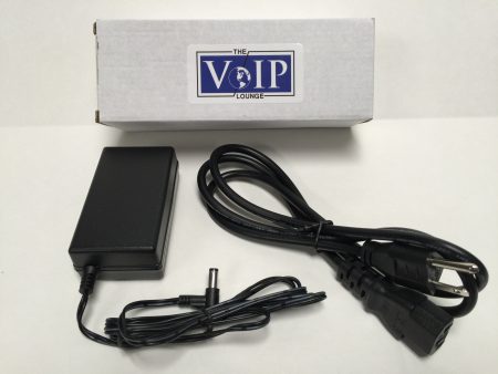 48V Power Supply for Polycom VVX IP Phones (Includes AC Power Cord) For Sale